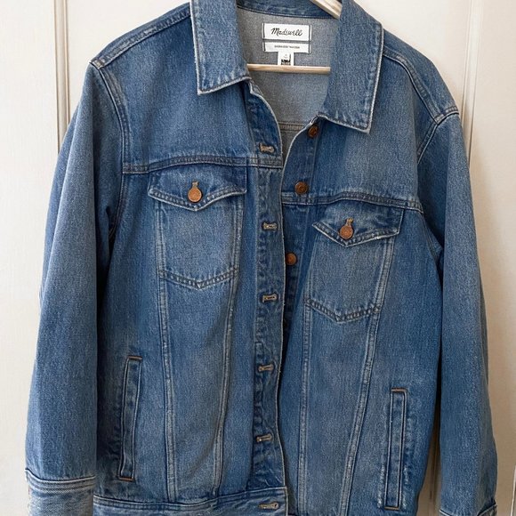 The Oversized Trucker Jean Jacket In 